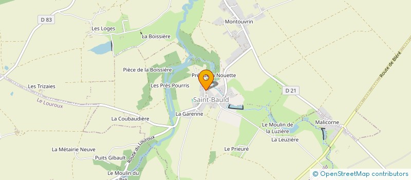 localisation de l'entreprise MADAME MARIE ROY  TAUXIGNY-SAINT-BAULD