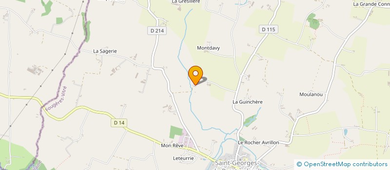 localisation de l'entreprise MADAME MARIE ROYER à SAINT-GEORGES-DE-REINTEMBAULT
