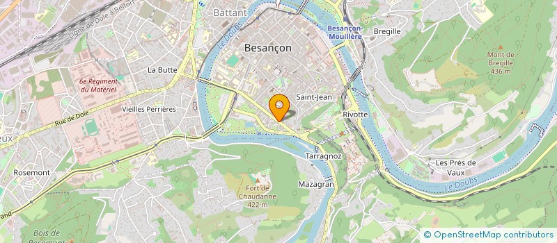 localisation de l'entreprise MADAME MARIE ROYER à BESANCON