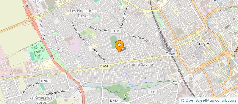 localisation de l'entreprise MADAME MARIE ROYER  SAINTE-SAVINE