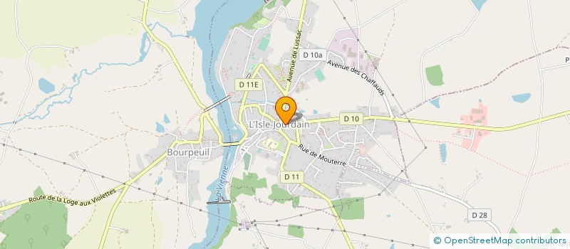 localisation de l'entreprise MADAME MARIE ROYOUX  L'ISLE-JOURDAIN