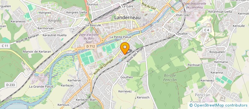 localisation de l'entreprise MADAME MARIE RUFFAULT à LANDERNEAU