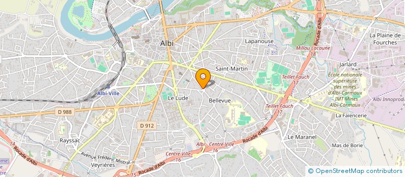 localisation de l'entreprise MADAME MARIE RUFFEL à ALBI