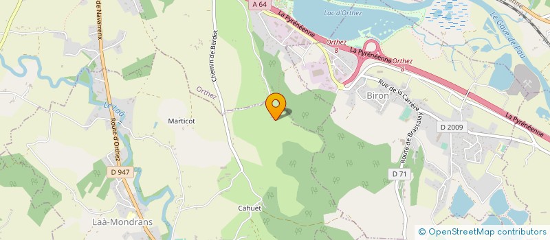 localisation de l'entreprise MADAME MARIE RUFFENACH  LAA-MONDRANS