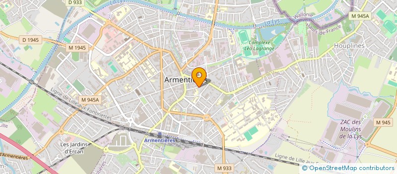 localisation de l'entreprise MADAME MARIE RUFIN à ARMENTIERES
