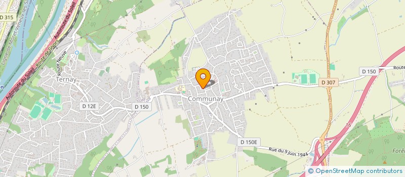 localisation de l'entreprise MADAME MARIE RUIZ  COMMUNAY