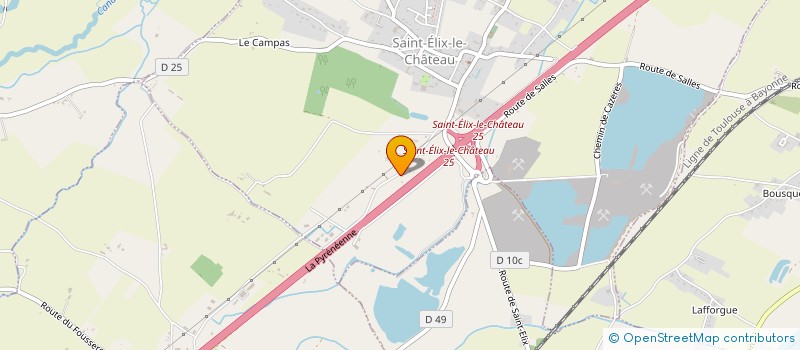 localisation de l'entreprise MADAME MARIE RUMEAU  SAINT-ELIX-LE-CHATEAU