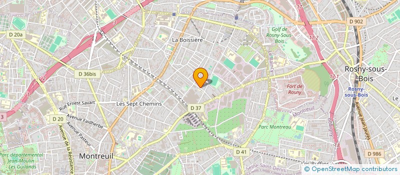 localisation de l'entreprise MADAME MARIE RYA à MONTREUIL