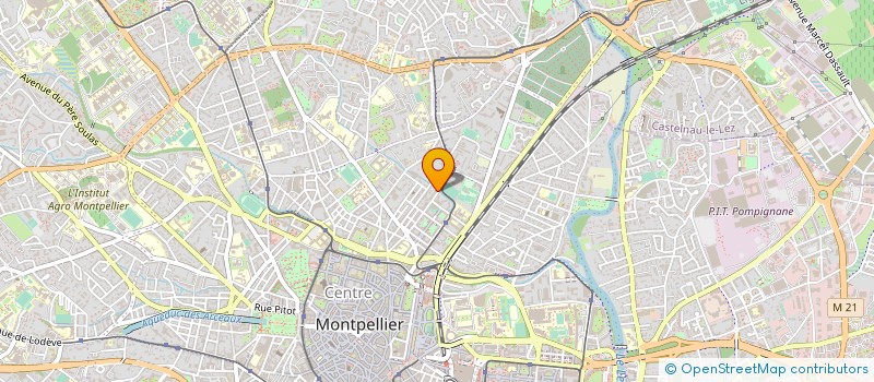 localisation de l'entreprise MADAME MARIE SABATIER à MONTPELLIER