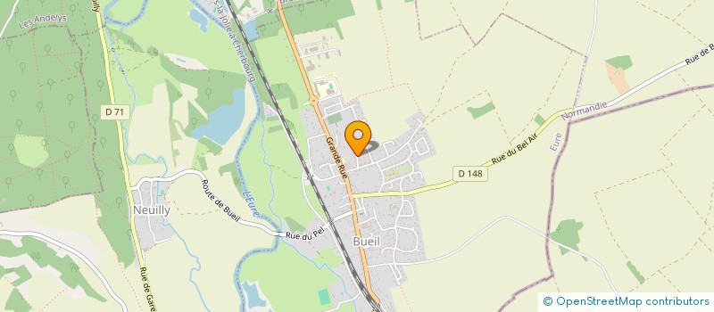 localisation de l'entreprise MADAME MARIE SABATIER  BUEIL