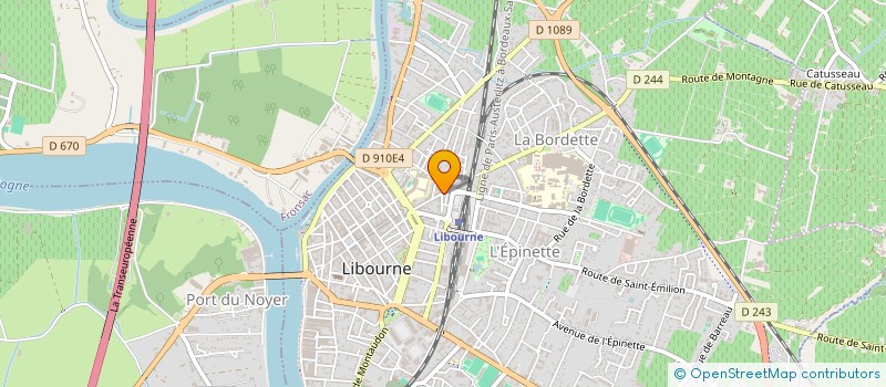 localisation de l'entreprise MADAME MARIE SABY à LIBOURNE