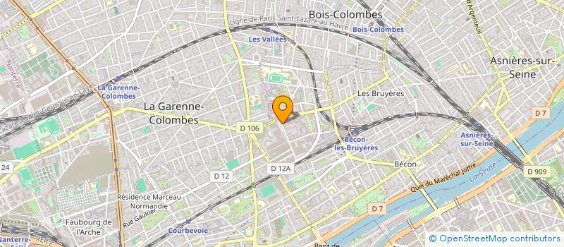 localisation de l'entreprise MADAME MARIE SACARABANY à COURBEVOIE