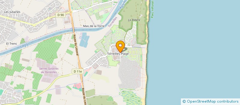 localisation de l'entreprise MADAME MARIE SACRISTA  TORREILLES