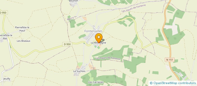 localisation de l'entreprise MADAME MARIE SADRON  LES HAUTS DE FORTERRE