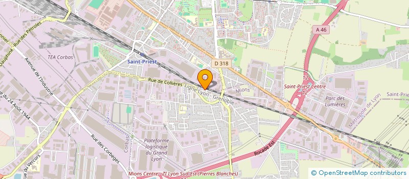 localisation de l'entreprise MADAME MARIE SAEZ  MIONS