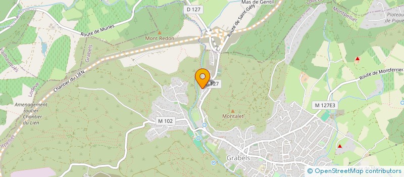 localisation de l'entreprise MADAME MARIE SAGNA  GRABELS