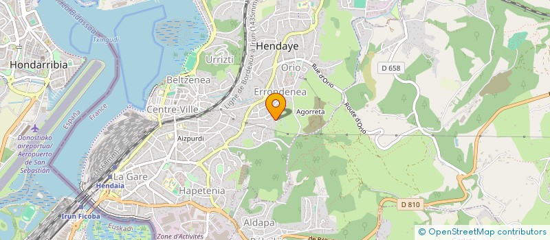 localisation de l'entreprise MADAME MARIE SAINT-JEAN  HENDAYE