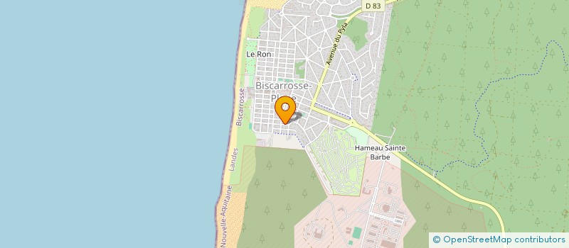 localisation de l'entreprise MADAME MARIE SAINT-JOURS  BISCARROSSE