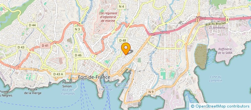 localisation de l'entreprise MADAME MARIE SAINT-JUSTE  FORT-DE-FRANCE