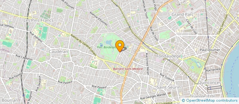 localisation de l'entreprise MADAME MARIE SAINTES  BORDEAUX