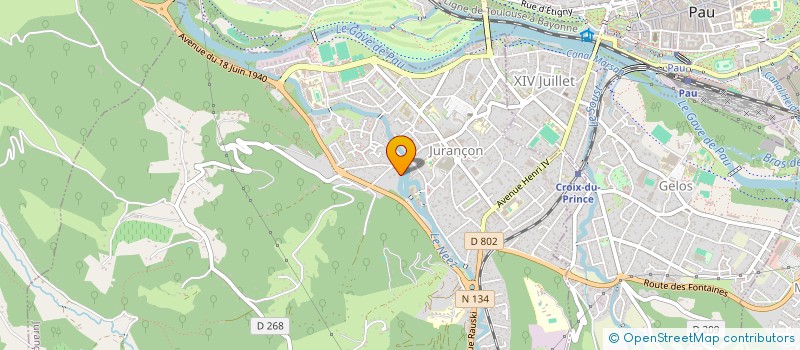 localisation de l'entreprise MADAME MARIE SAKALOWSKI  JURANCON