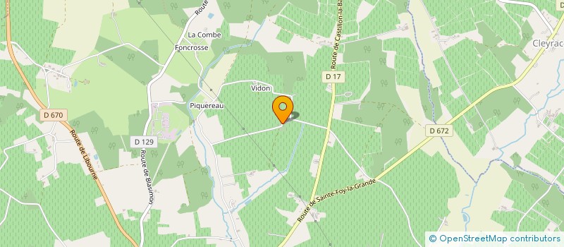 localisation de l'entreprise MADAME MARIE SALAGNAC  SAUVETERRE-DE-GUYENNE