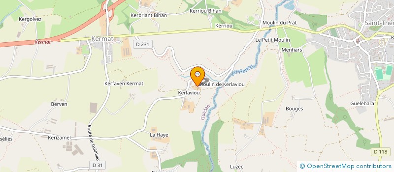 localisation de l'entreprise MADAME MARIE SALAUN  GUICLAN