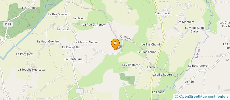 localisation de l'entreprise MADAME MARIE SALIOU  HENON