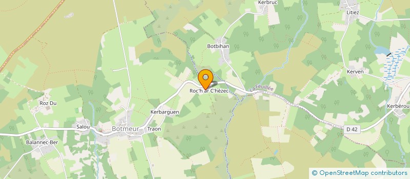 localisation de l'entreprise MADAME MARIE SALIOU  BOTMEUR