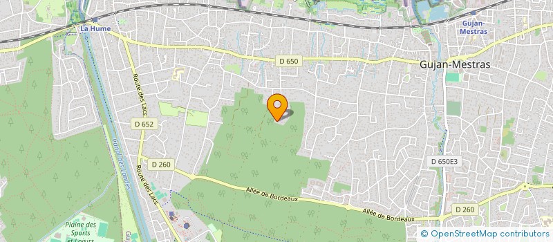 localisation de l'entreprise MADAME MARIE SALLE  GUJAN-MESTRAS