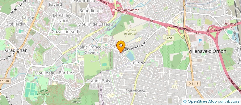 localisation de l'entreprise MADAME MARIE SALLIER  VILLENAVE-D'ORNON