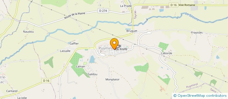 localisation de l'entreprise MADAME MARIE-SALOME PERIGNON à PUYMIROL