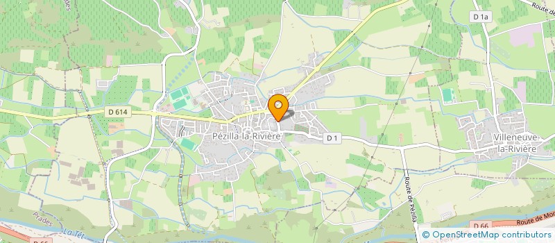 localisation de l'entreprise MADAME MARIE SALVAT  PEZILLA-LA-RIVIERE