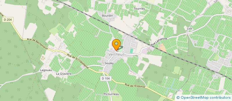 localisation de l'entreprise MADAME MARIE SAMBARREY  VERTHEUIL