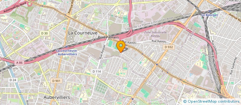 localisation de l'entreprise MADAME MARIE SAMBOU à LA COURNEUVE