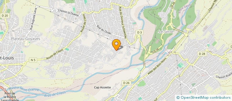 localisation de l'entreprise MADAME MARIE SAMBRENON  SAINT-LOUIS