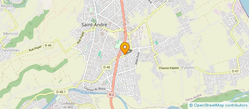 localisation de l'entreprise MADAME MARIE SAMINADIN à SAINT-ANDRE
