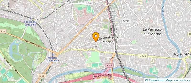 localisation de l'entreprise MADAME MARIE SAMOUILOFF-ADOUT à NOGENT-SUR-MARNE