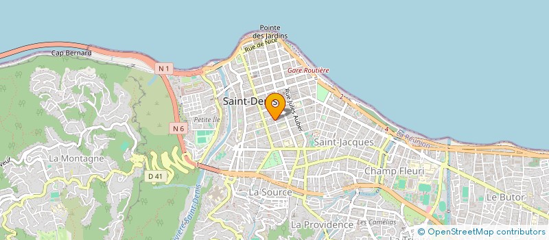localisation de l'entreprise MADAME MARIE SAMOURGOMPOULLE  SAINT-DENIS