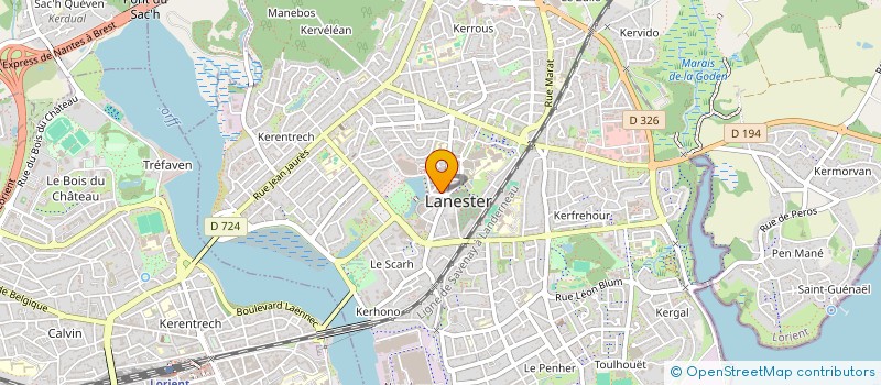 localisation de l'entreprise MADAME MARIE SAMSON  LANESTER