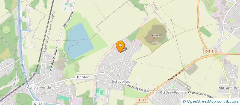 localisation de l'entreprise MADAME MARIE SAMULEWICZ  ESTEVELLES