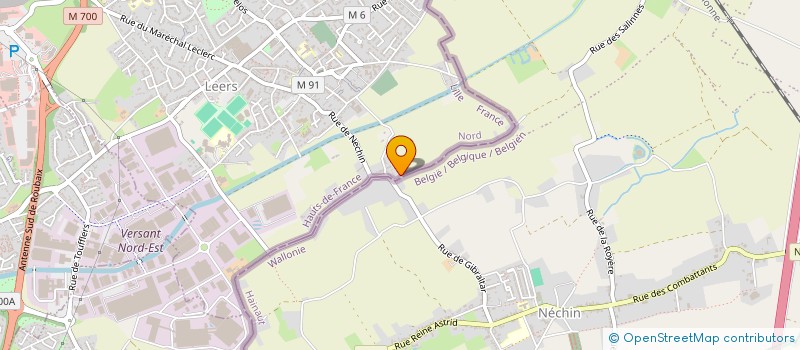 localisation de l'entreprise MADAME MARIE SAMYN  AUCHY-LA-MONTAGNE