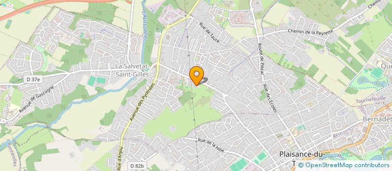 localisation de l'entreprise MADAME MARIE SANCHEZ  LA SALVETAT-SAINT-GILLES