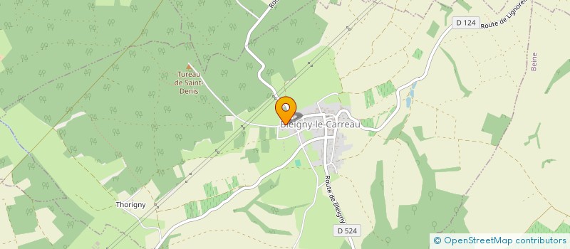 localisation de l'entreprise MADAME MARIE-SANDRA SILVA  LIGNY-LE-CHATEL