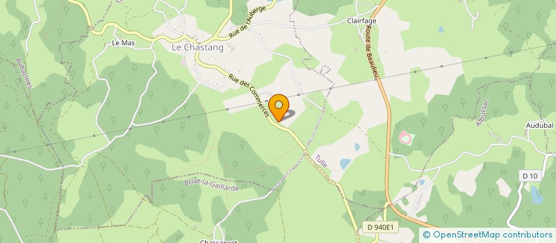 localisation de l'entreprise MADAME MARIE-SANDRINE LEDUC  LE CHASTANG