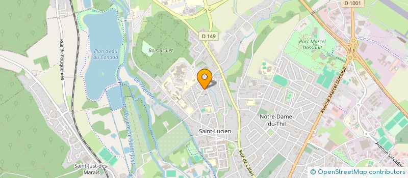 localisation de l'entreprise MADAME MARIE-SANDRINE RENAUX  BEAUVAIS