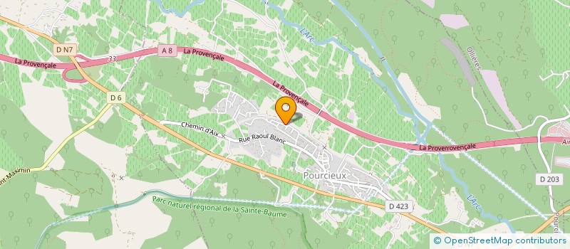 localisation de l'entreprise MADAME MARIE SANFOURCHE  POURCIEUX