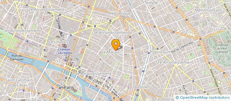 localisation de l'entreprise MADAME MARIE SANSIQUET à PARIS