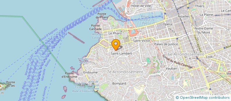 localisation de l'entreprise MADAME MARIE SANSON  MARSEILLE