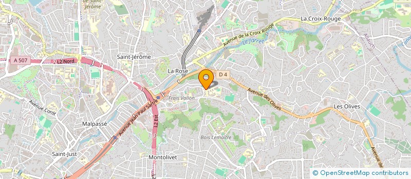 localisation de l'entreprise MADAME MARIE SANTIAGO à MARSEILLE